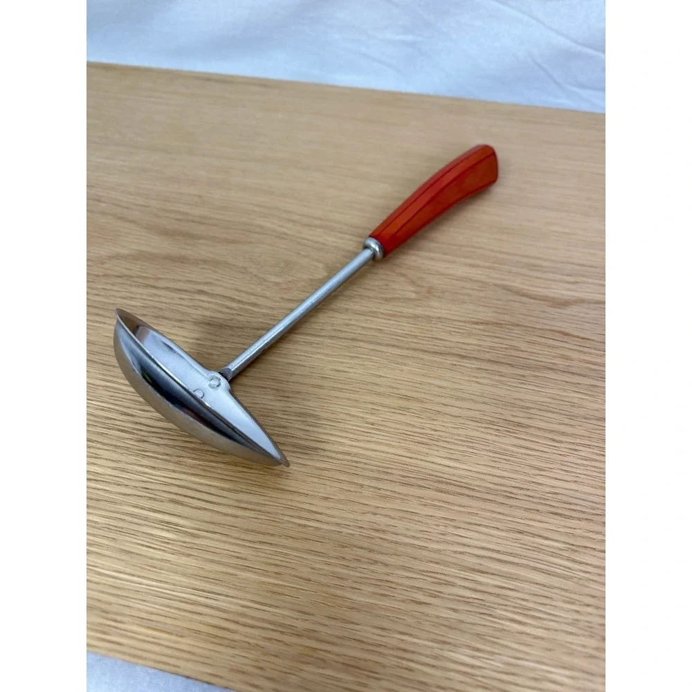 Corona Quality‎ Stainless Steel Ladle Red Handle Kitchen Utensil Serving